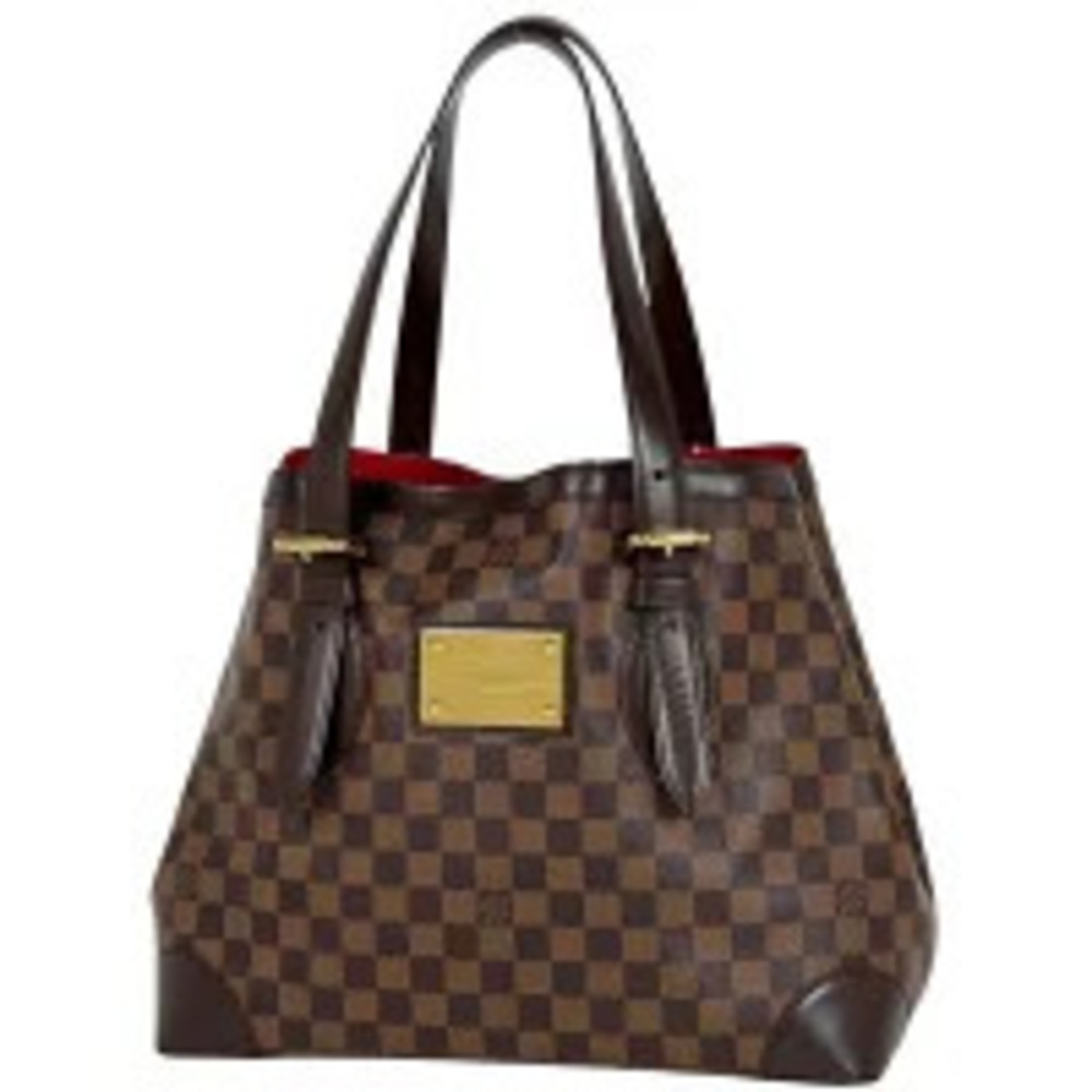 Louis Vuitton Hampstead Shoulder Bag Tote Damier Brown